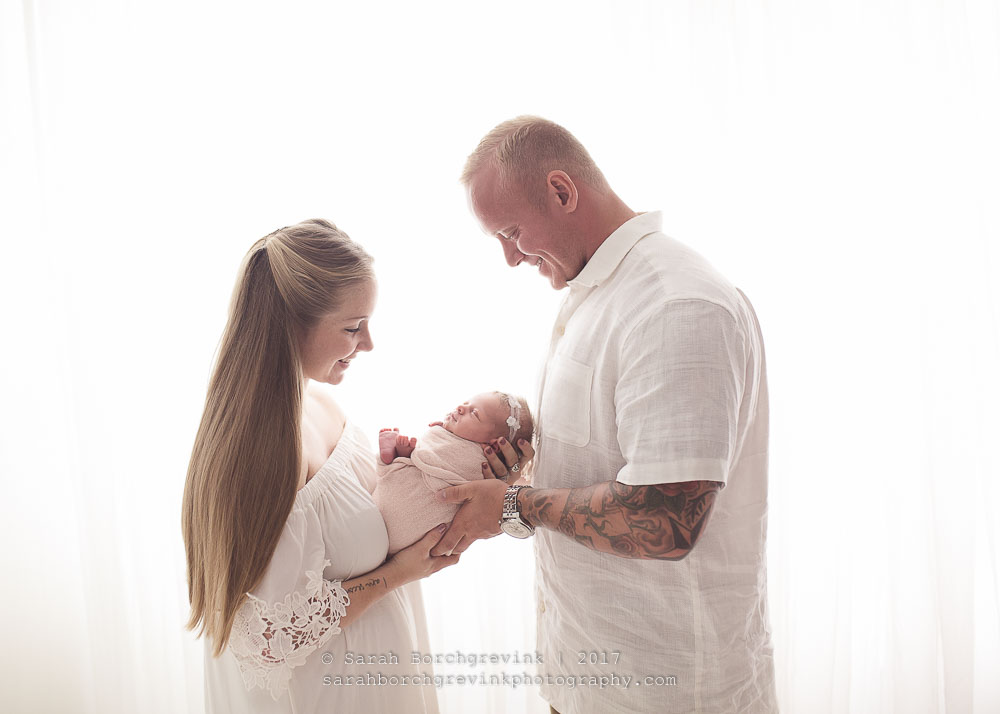 Houston Newborn Studio | Sweet &amp; Simple Parent Posing