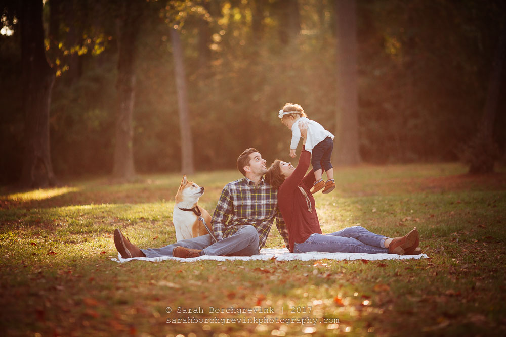 Bringing Your Fur Baby to Your Outdoor Family Photo Shoot