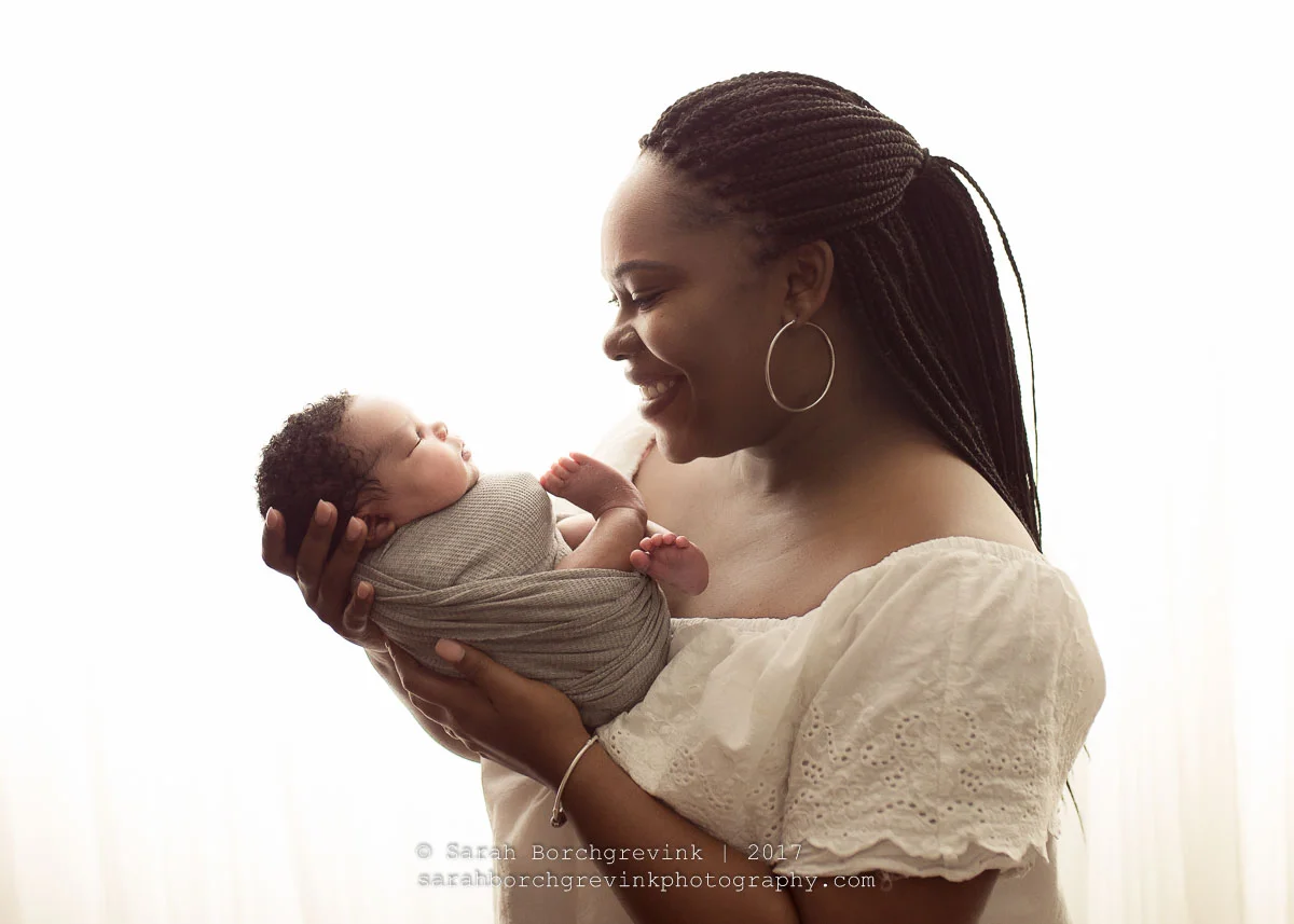 A Mother's Love | Favorite Ways to Pose Mom and Newborn Baby