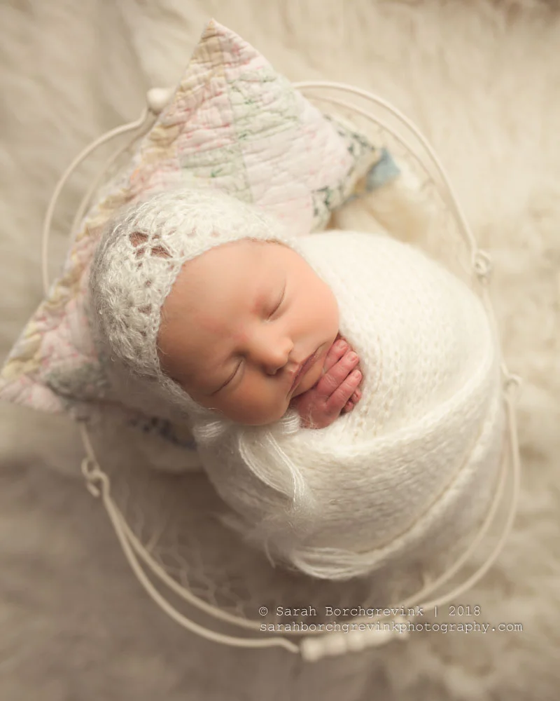 Newborn Girl Photography | Ideas for a Chic &amp; Precious Portrait Session