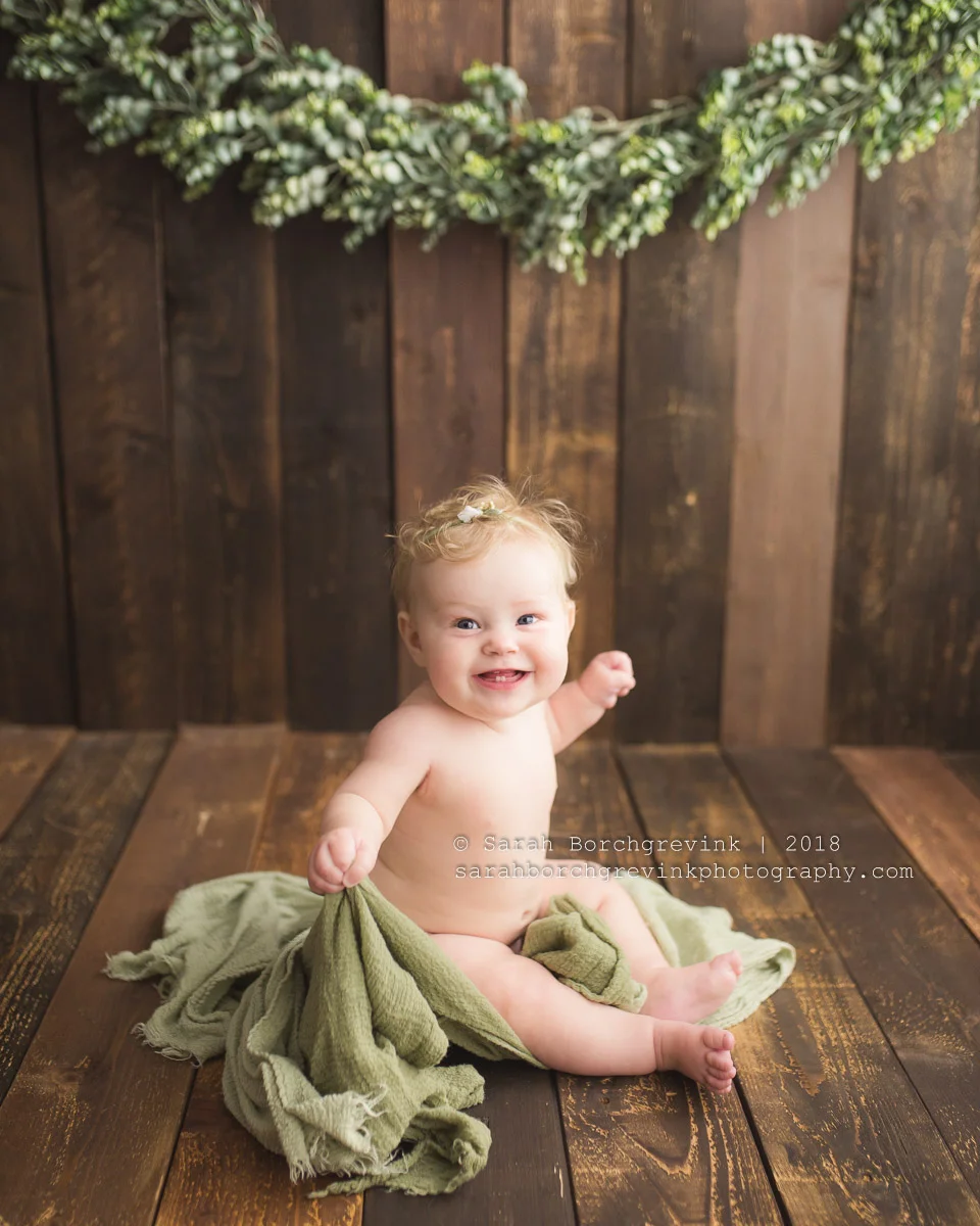 Sloane’s Spring Inspired Sitter Session | Houston Baby Portraits