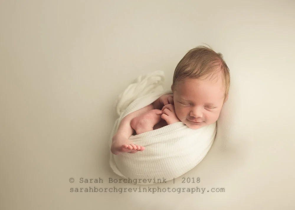 How to Use Newborn Wrapping to Transition to Bean Bag Posing