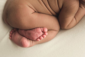 Baby Rolls and Tiny Newborn Toes