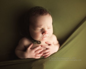 All tucked in pose during newborn session