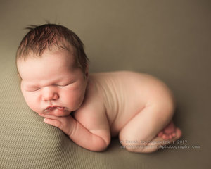 Bum Up Pose Newborn Session