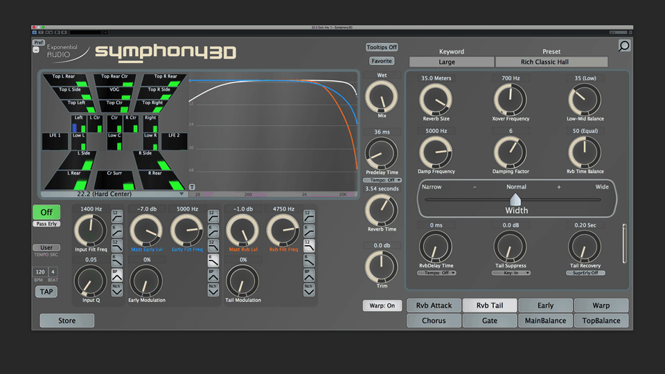 Introducing Exponential Audio Advanced Surround Reverbs With 3D Option