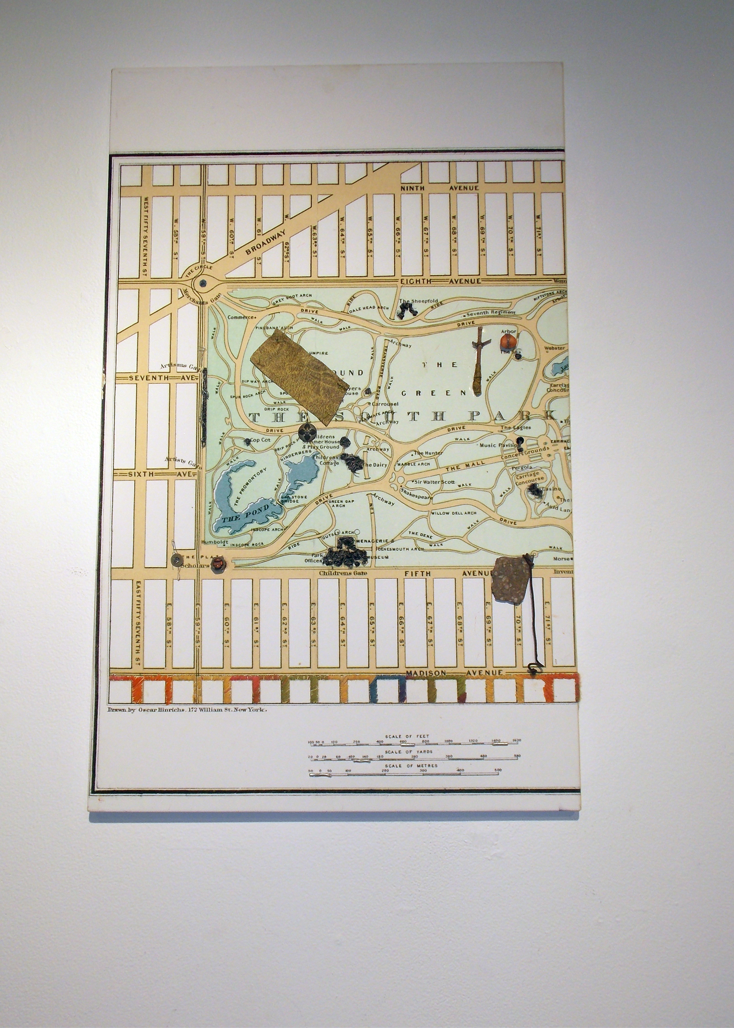 "Central Park Map Painting"