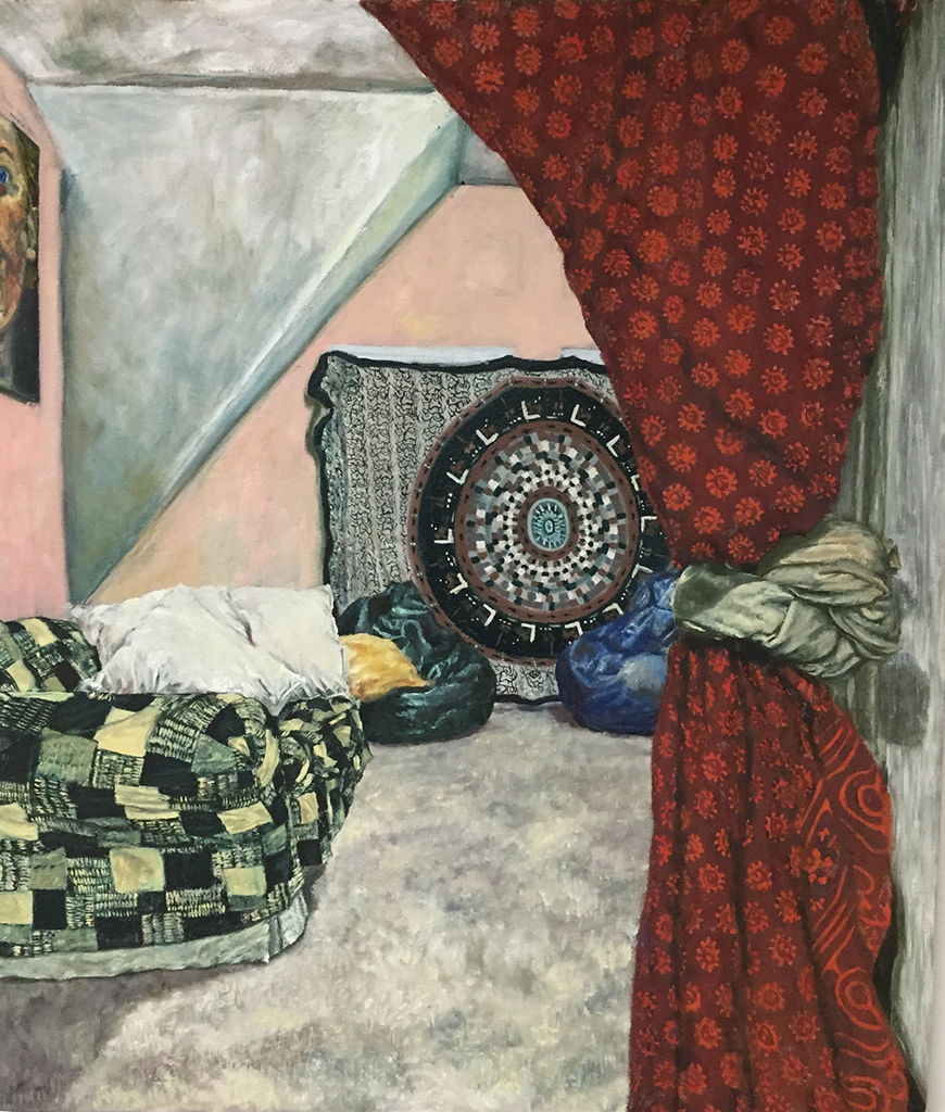 2nd Street Apartment, oil on canvas, 24" x 20", 2002