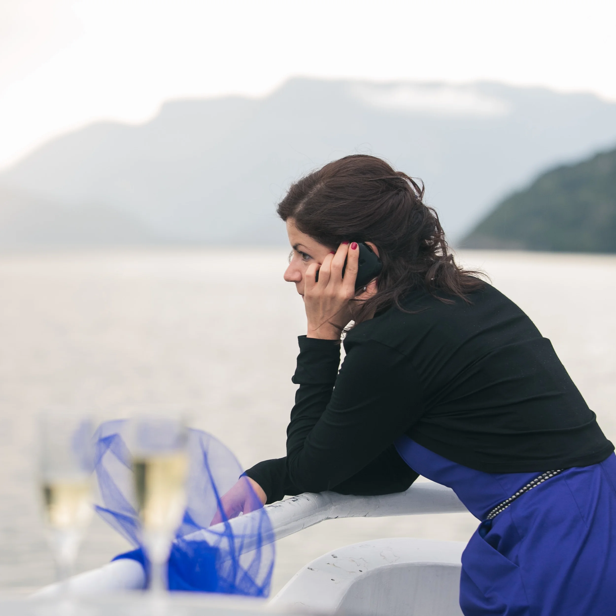 Voeux de mariage originaux - échange de vœux et tempête sur un bateau