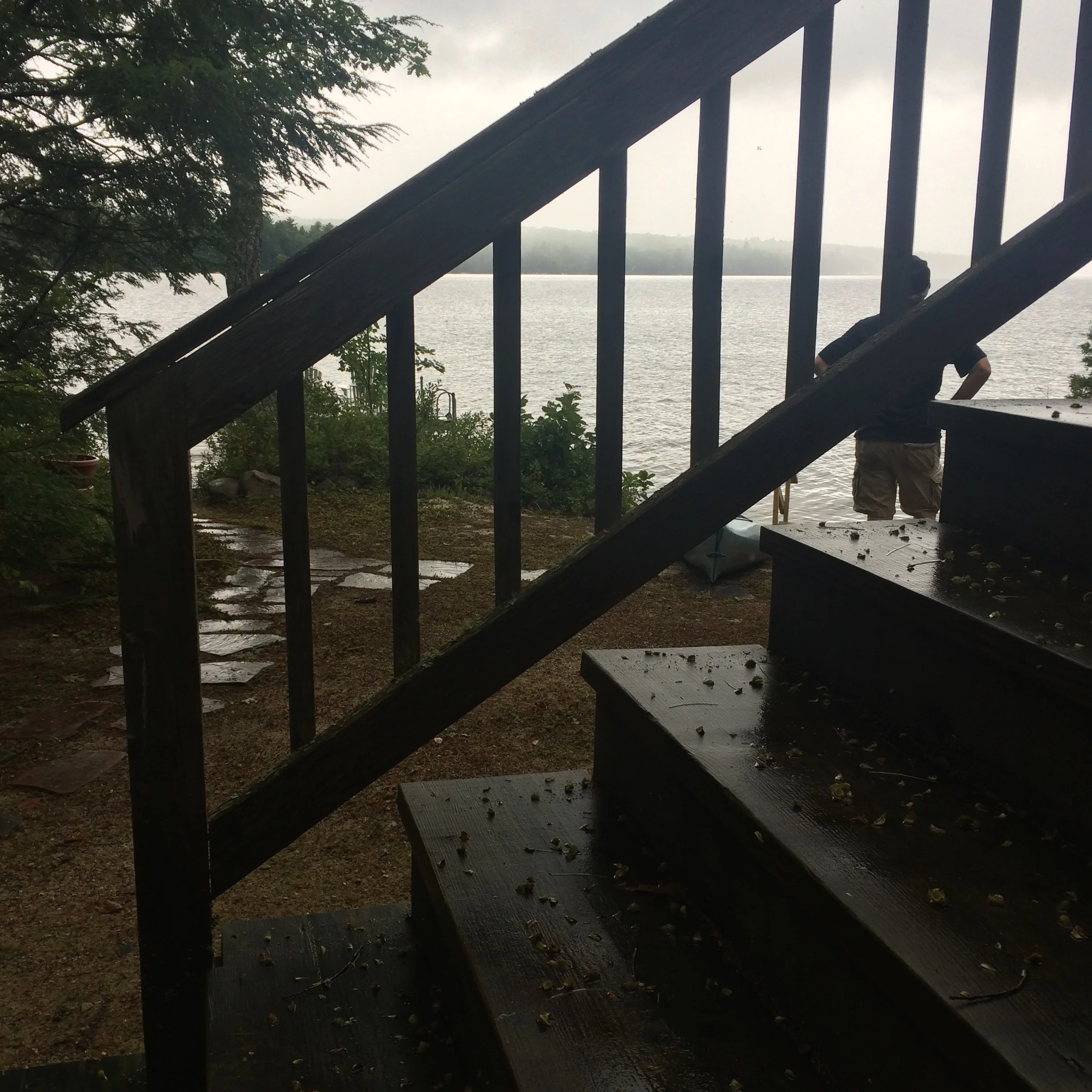Rained on our last day as a send off