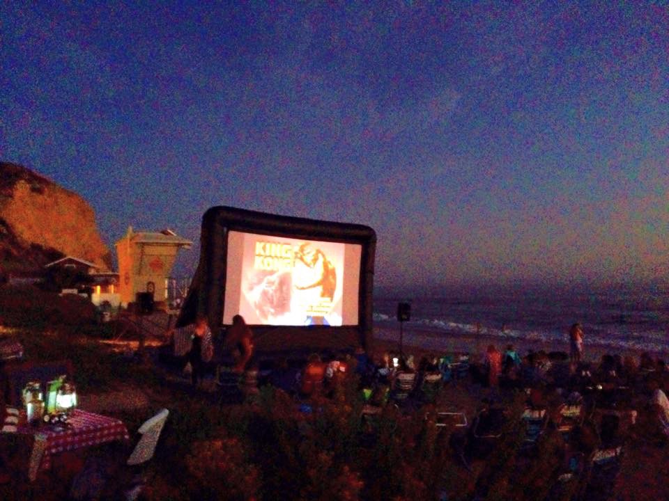 Movie night at The Beachcomber, Corona Del Mar