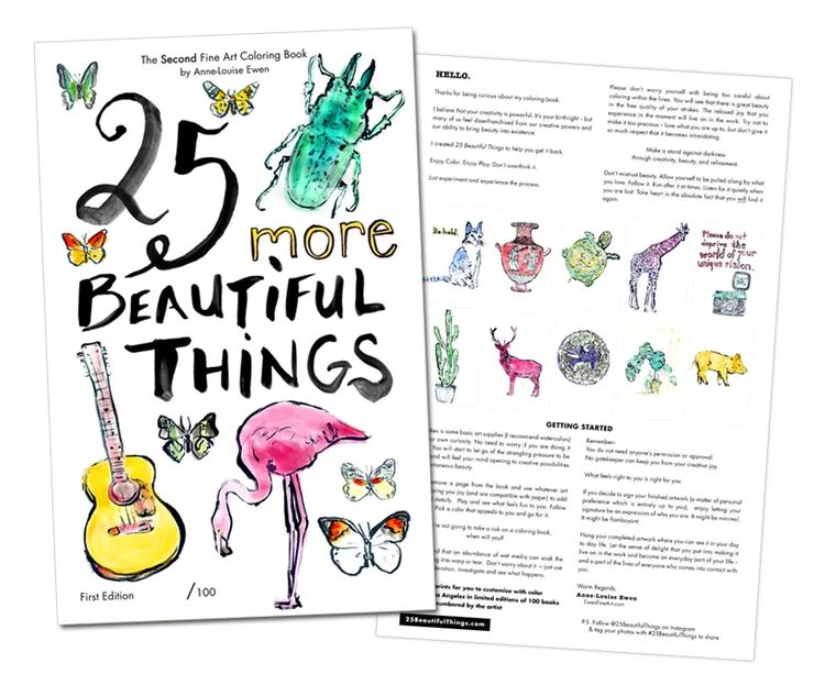 25 Beautiful Things: A Watercolor & Wine Workshop