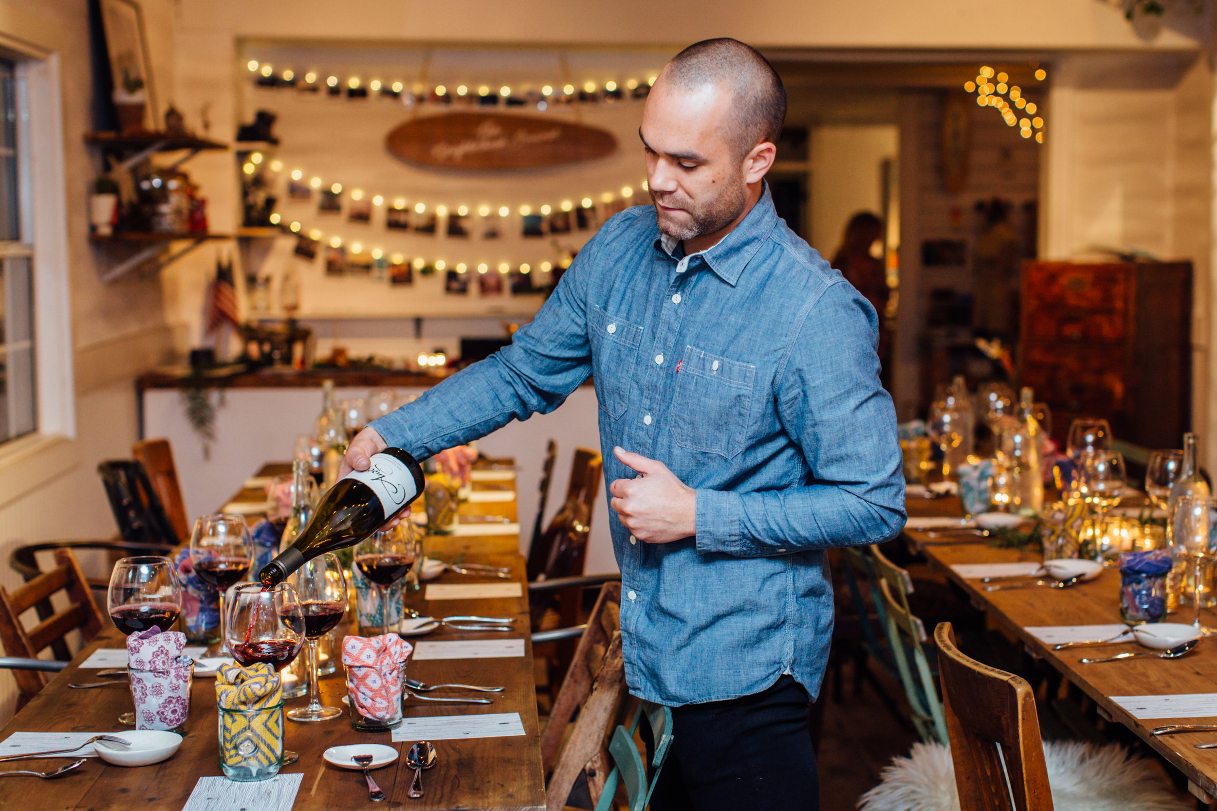 Lark Pop Up Dinner at SOURCED. Laguna Beach, CA. Photos by Kendal Riley