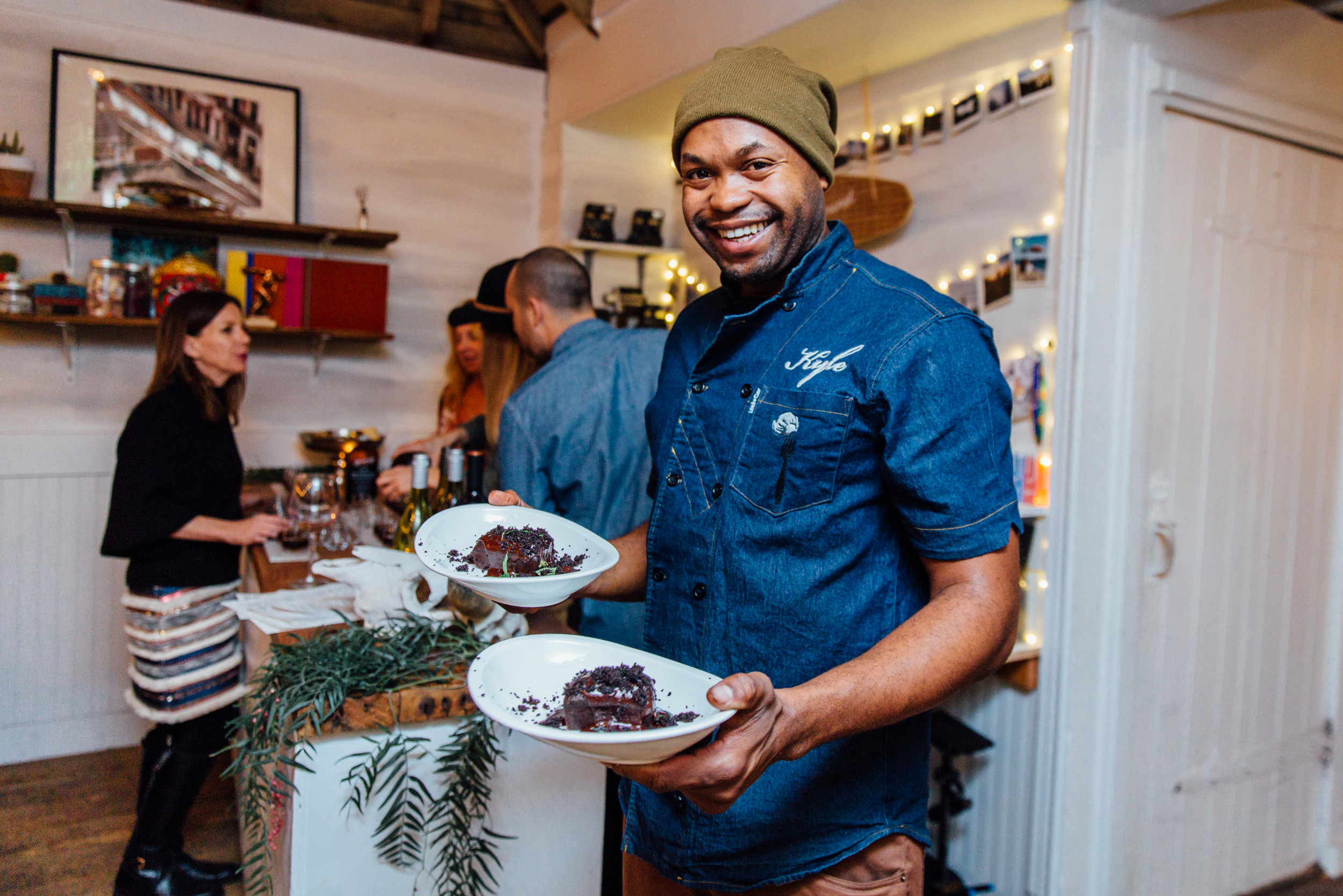 Lark Pop Up Dinner at SOURCED. Laguna Beach, CA. Photos by Kendal Riley