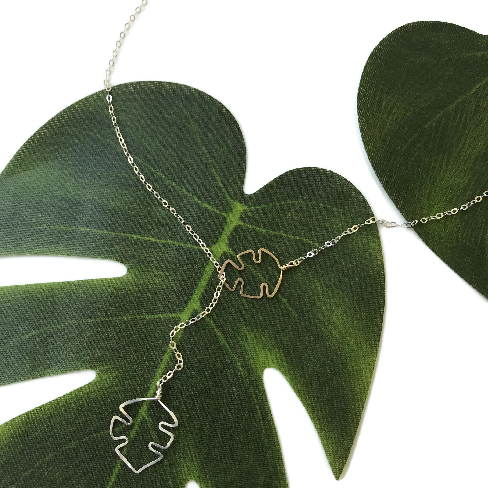 tropical leaf sliding necklace.jpg