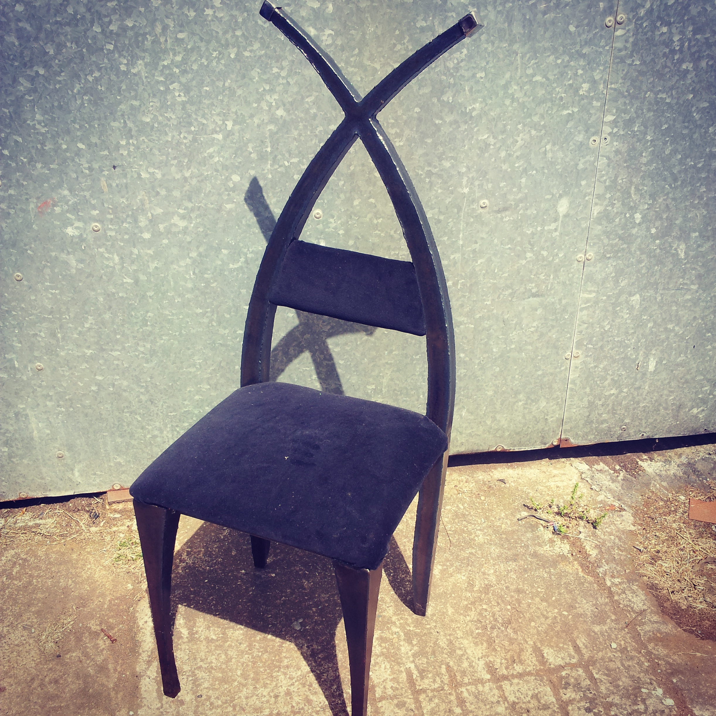 XCHAIR in raw metal