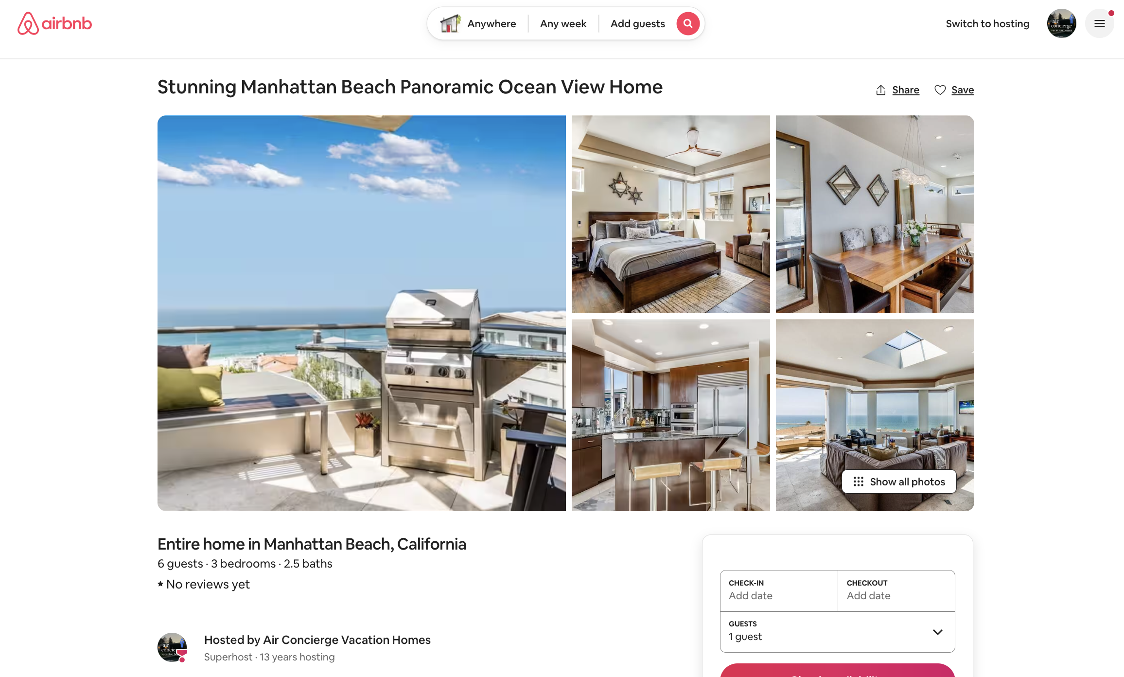 Manhattan Beach rental hoome