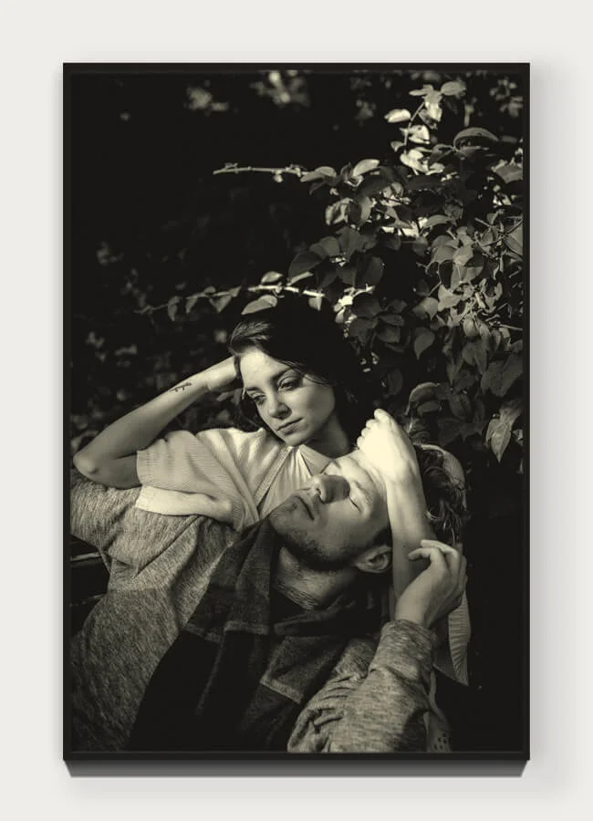 “ Mon Amour ” from “ Les Amants ” 29.6 x 19.8 cm (11.65 x 7.8 in) Archival pigment print on 100% cotton rag. Edition of 5 + 1 AP View Collection 〉