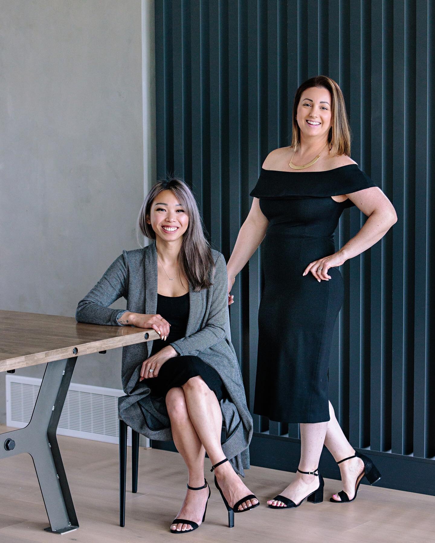We just wanted to pop on and say 👋🏻
For those of you that are new to our page, we wanted to re-introduce ourselves. We are Danielle Molnar &amp; Augustina Hui of Accentrix Design. 
⠀⠀⠀⠀⠀⠀⠀⠀⠀
Accentrix Design was founded in 2009 by Danielle, our Lea