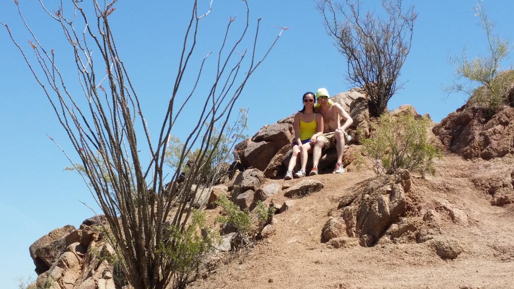 Hiking Camelback in Phoenix