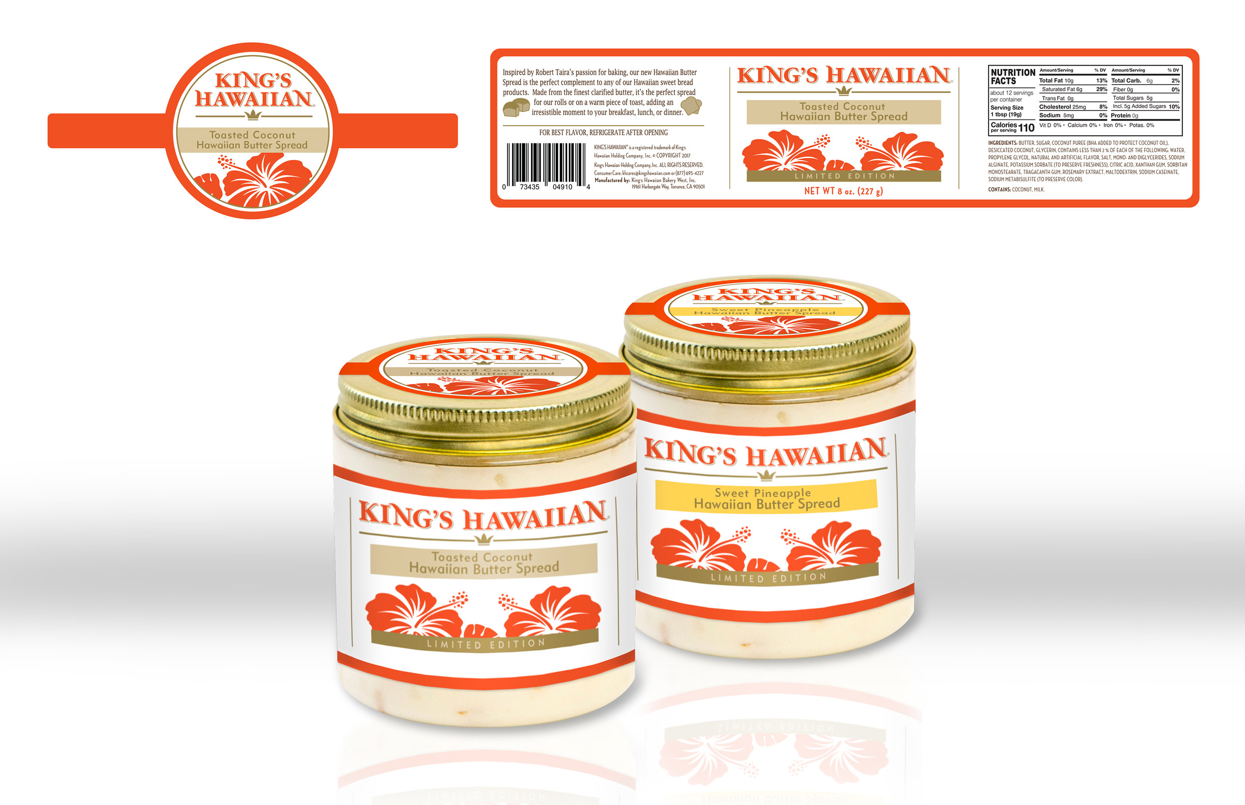 King's Hawaiian - Butter Spreads