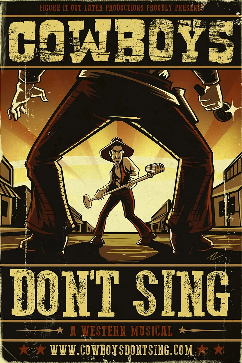 Cowboys Don't Sing Poster