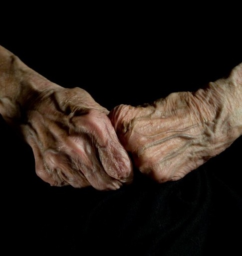 Louise Bourgeois' hands.