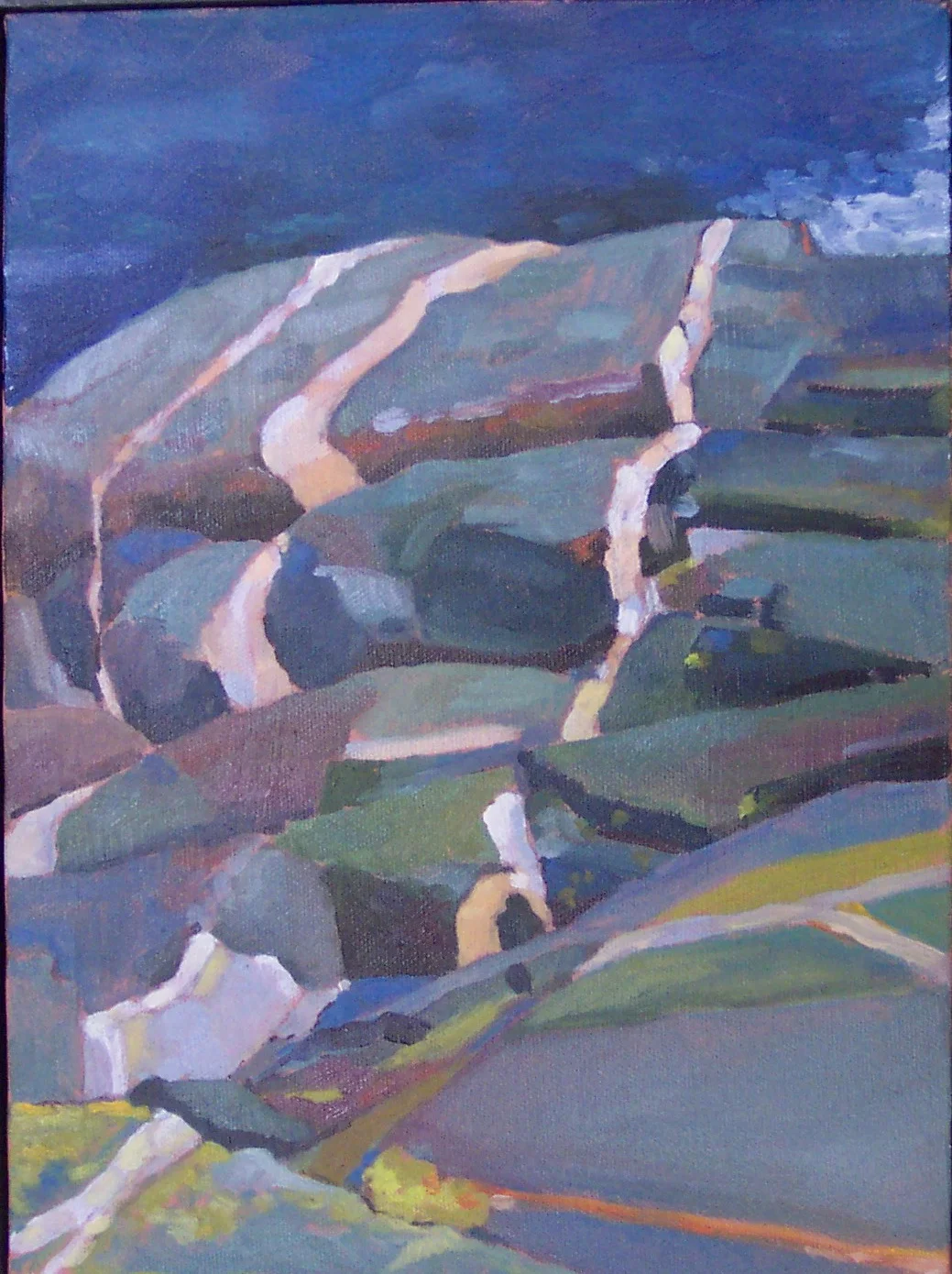 Monhegan Rocks 9"x12" $950