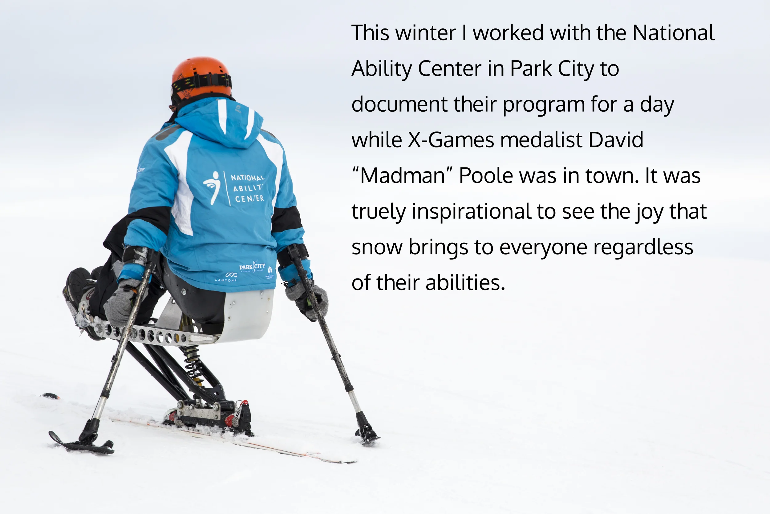 Skiing with the National Ability Center in Park City