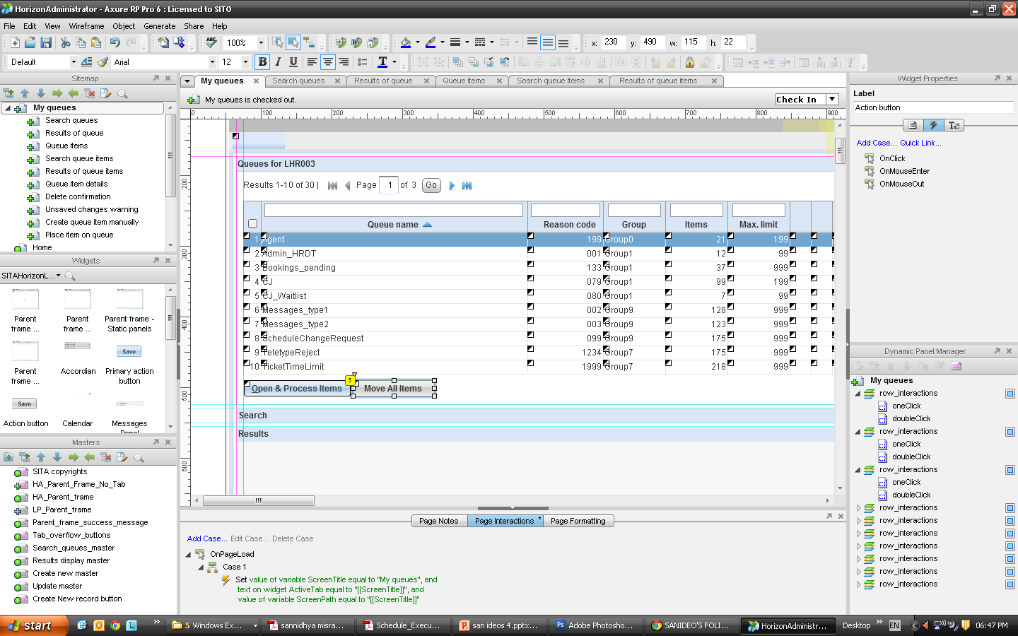  Reusable Axure components 