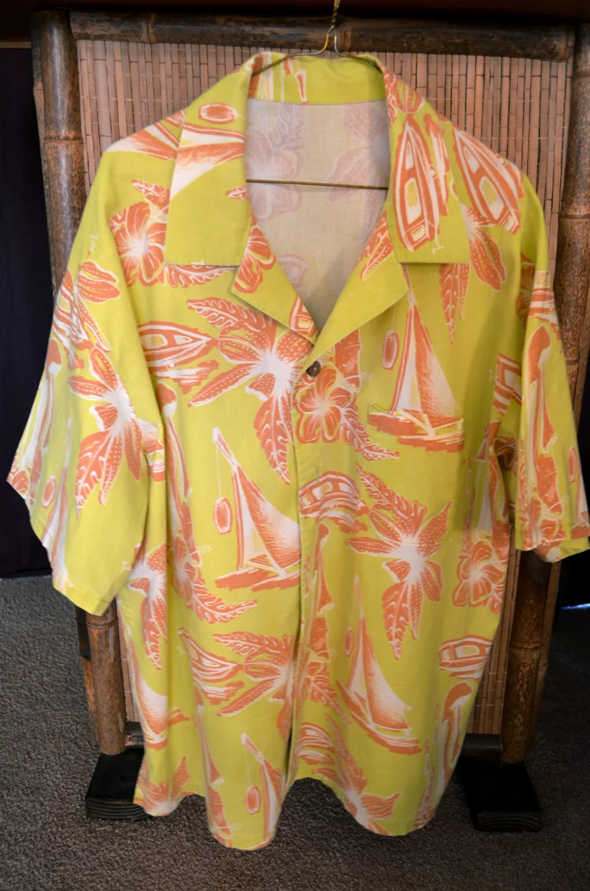 Mojave Oasis aloha shirt