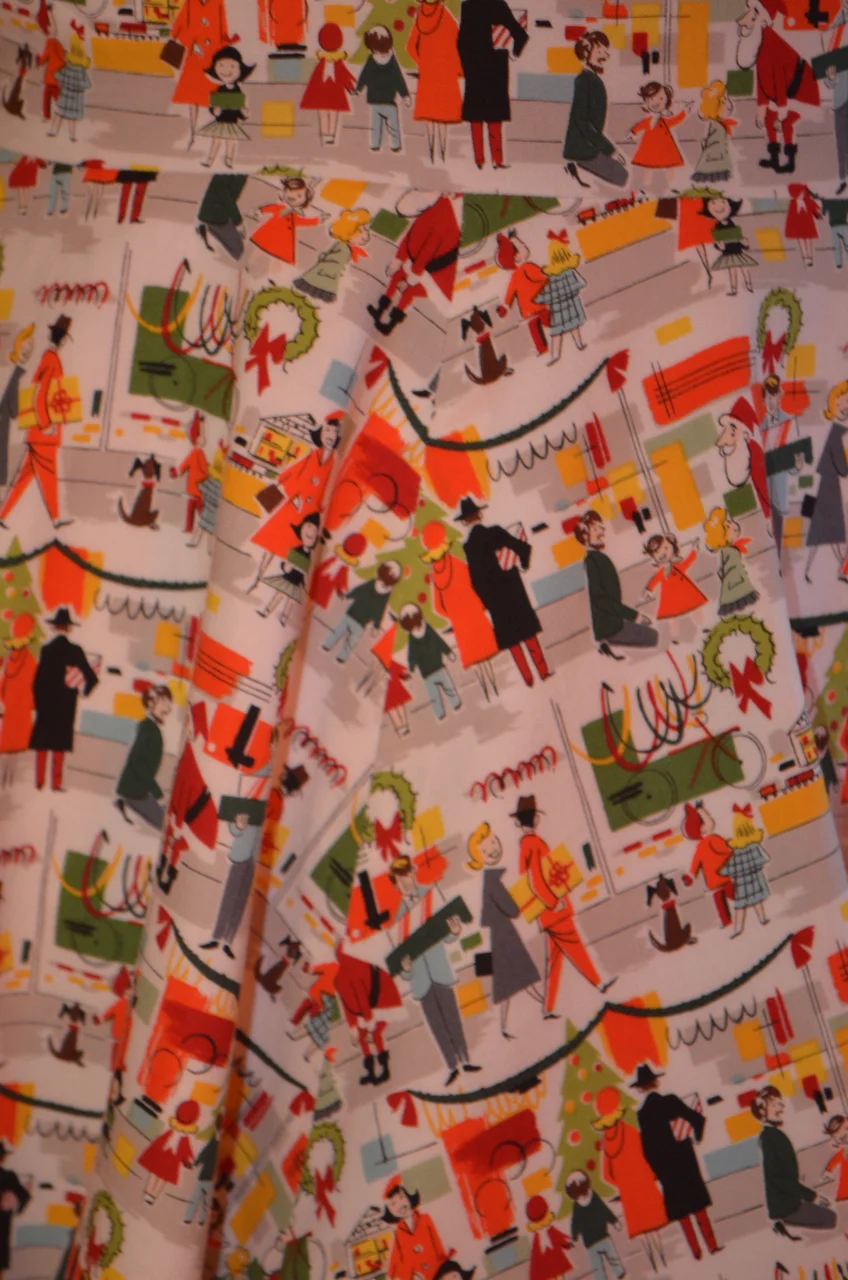 Merry Main Street Dress, detail