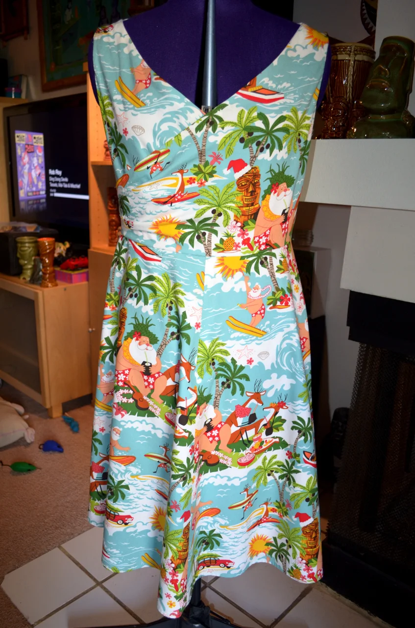 Surfin' Santa dress