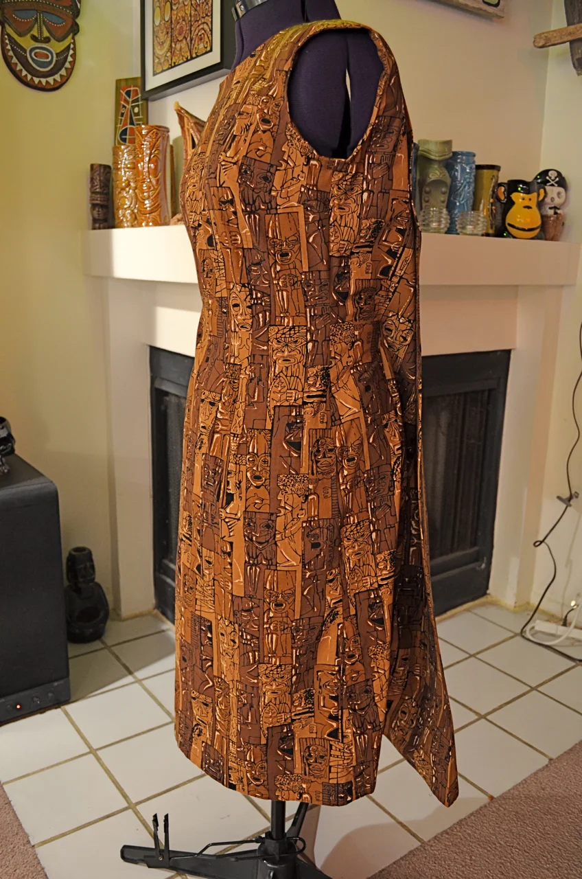 Waterfall back brown tiki.