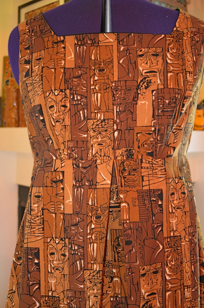 Pagan Primitive dress, detail