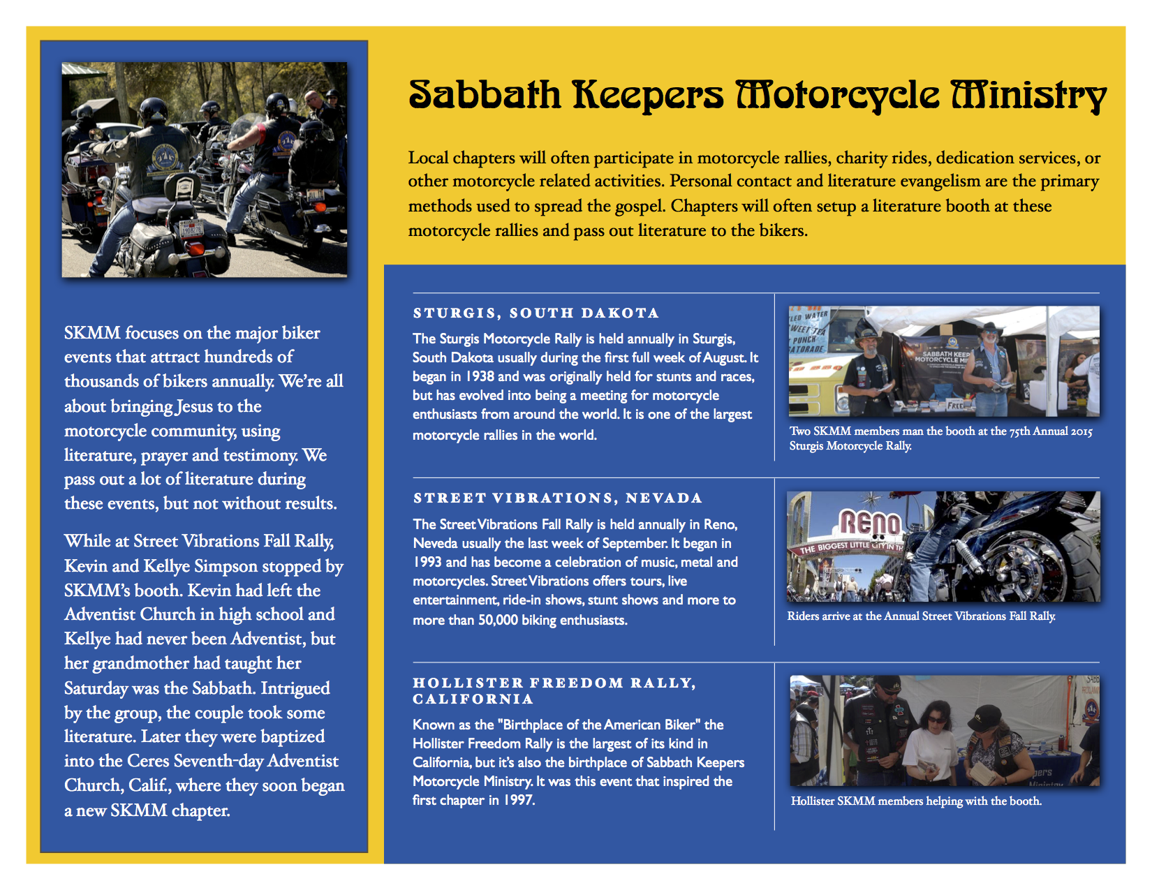 Back of brochure.