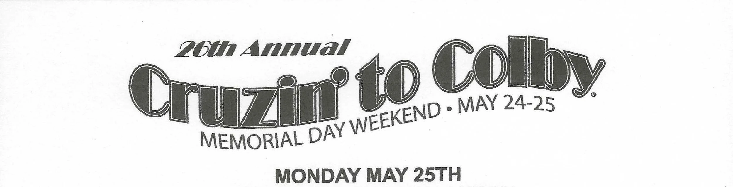 26th Annual Cruzin' to Cobly