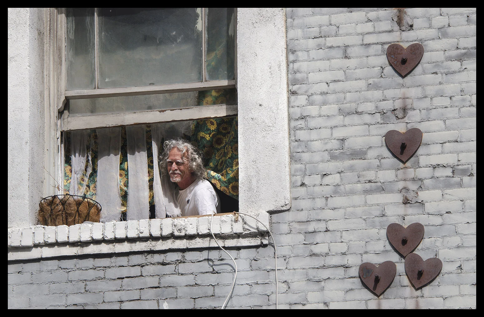 Man in Window