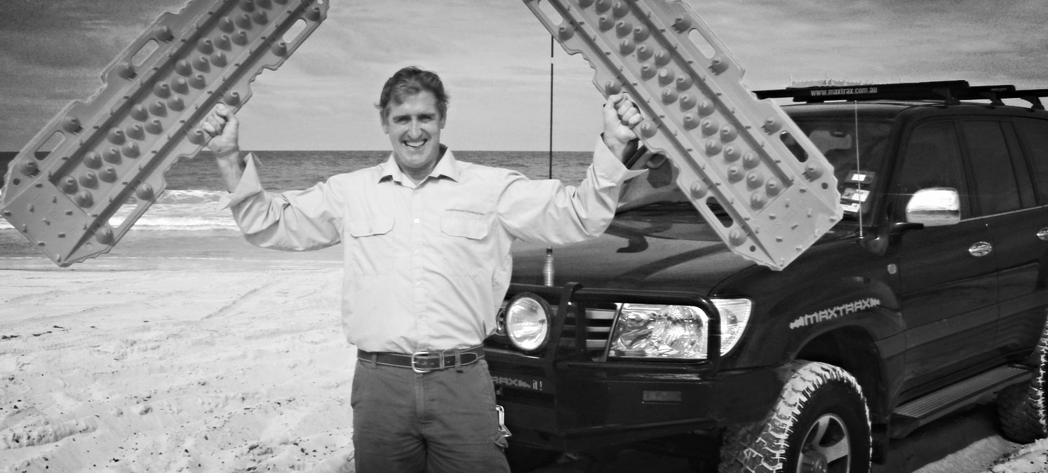 Brad McCarthy is happy with the MAXTRAX lightweight vehicle recovery device.
