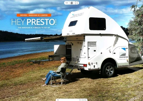 A great review in a fantastic new magazine - Unsealed 4x4