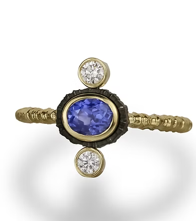 Chroma Triple Stone Ring