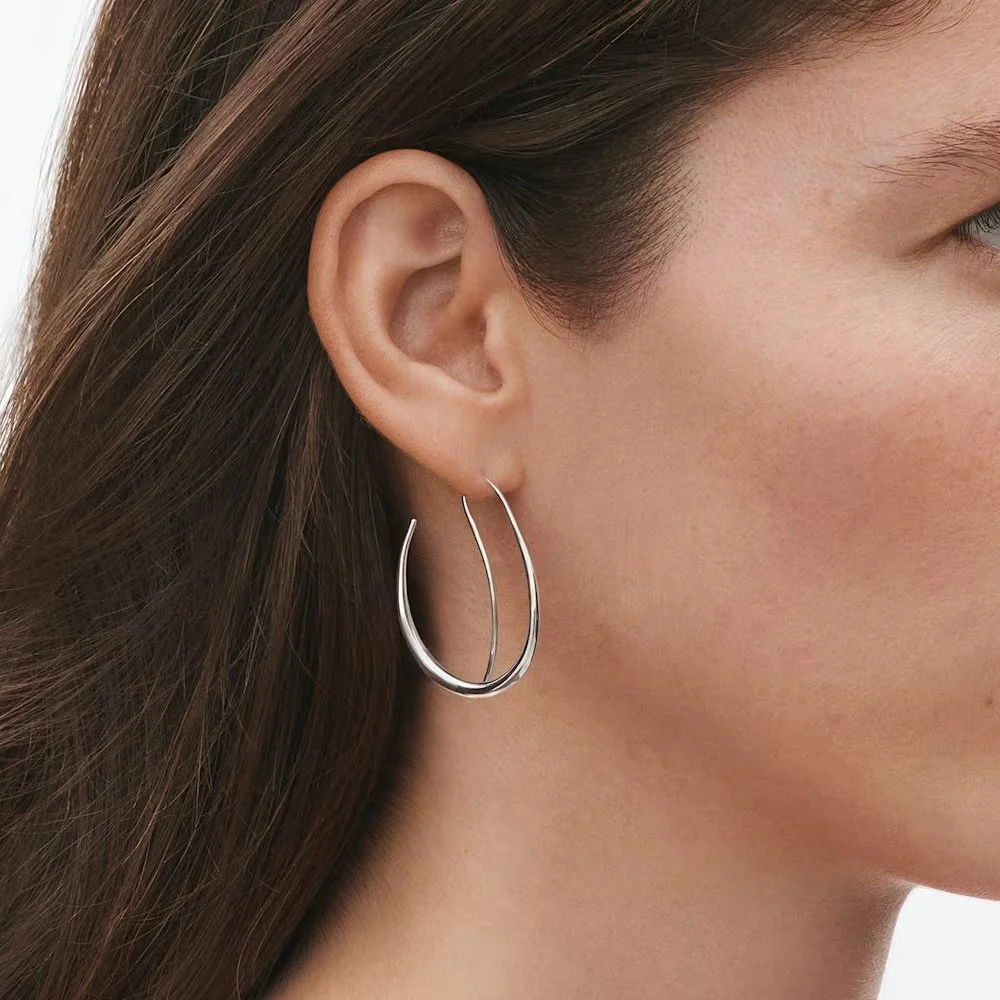 Offspring Oval Earhoop