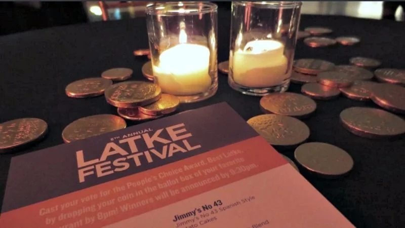 Brooklyn Museum Lit Up With Latkes