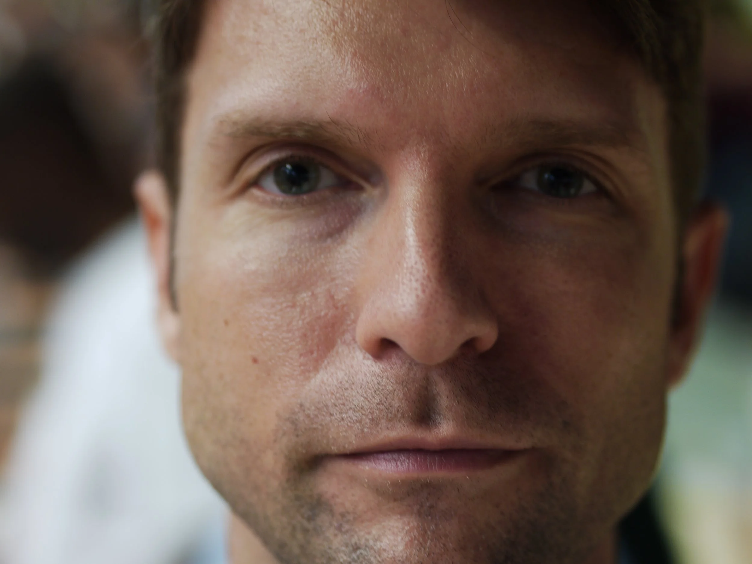 Test selfie. I took this as a test shot while trying out a lens at a camera store. Pretty good lens, I guess..jpg