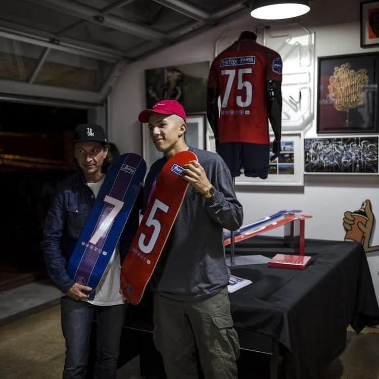 AntonioBrasko-Brasko-Art-Design-ParisSaintGermain-PSG-LaGalerie-TheSeventhLetter-LosAngeles-California-ArtGallery-SprayPaint-Graffiti-Boombox-Futbol-Soccer
