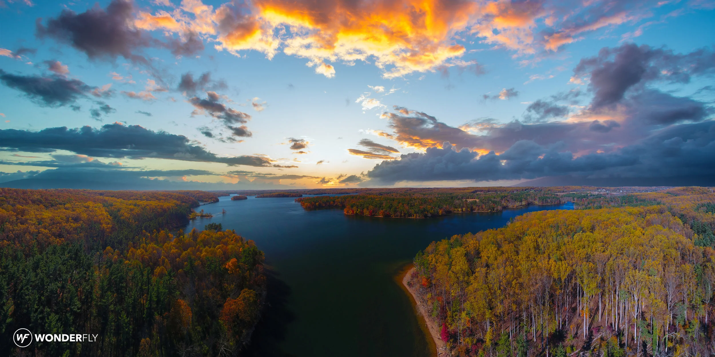 Wonderfly Aerial Loch Raven Reservoir Drone Photo