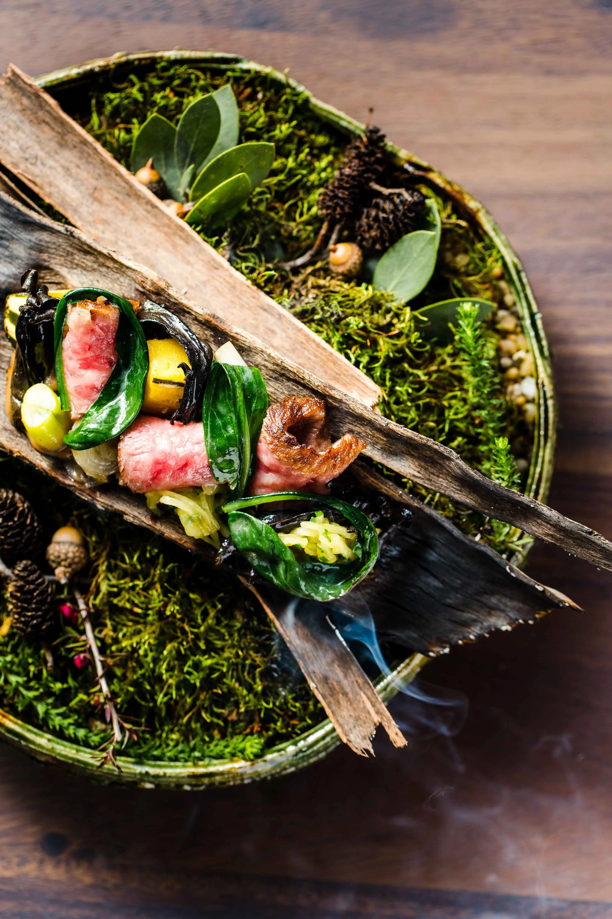 SingleThread - a restaurant, farm, and inn, in downtown Healdsburg - offers an 11-course tasting menu with local ingredients.