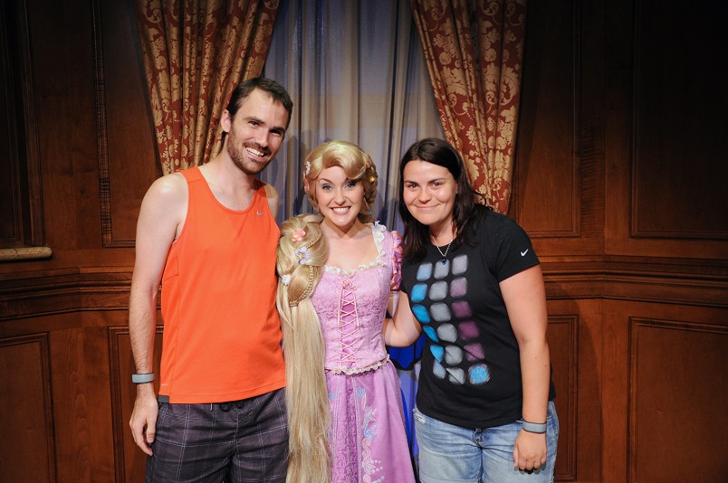 Rapunzel. I'm not totally sure that is her real hair.