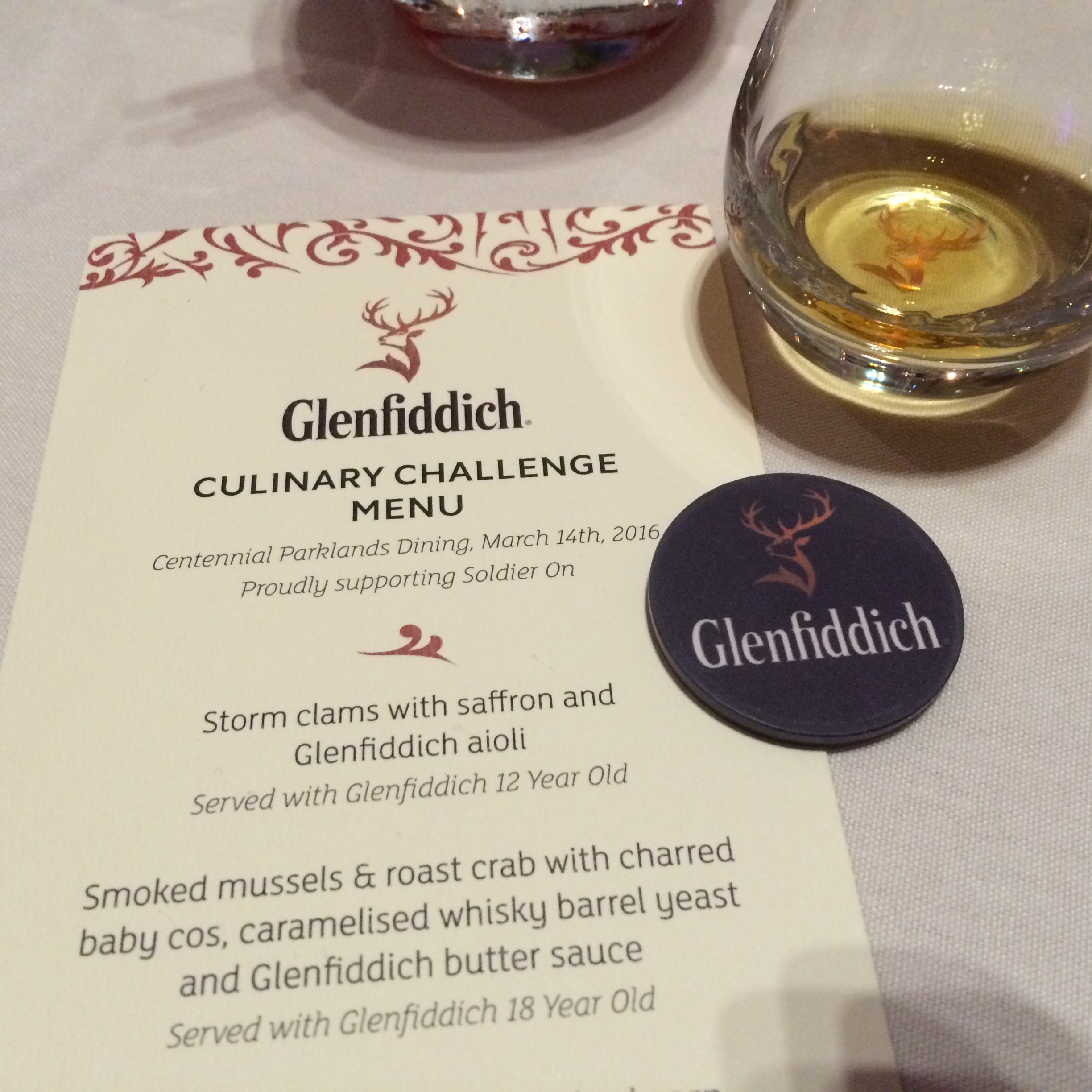 Glenfiddich Culinary Degustation