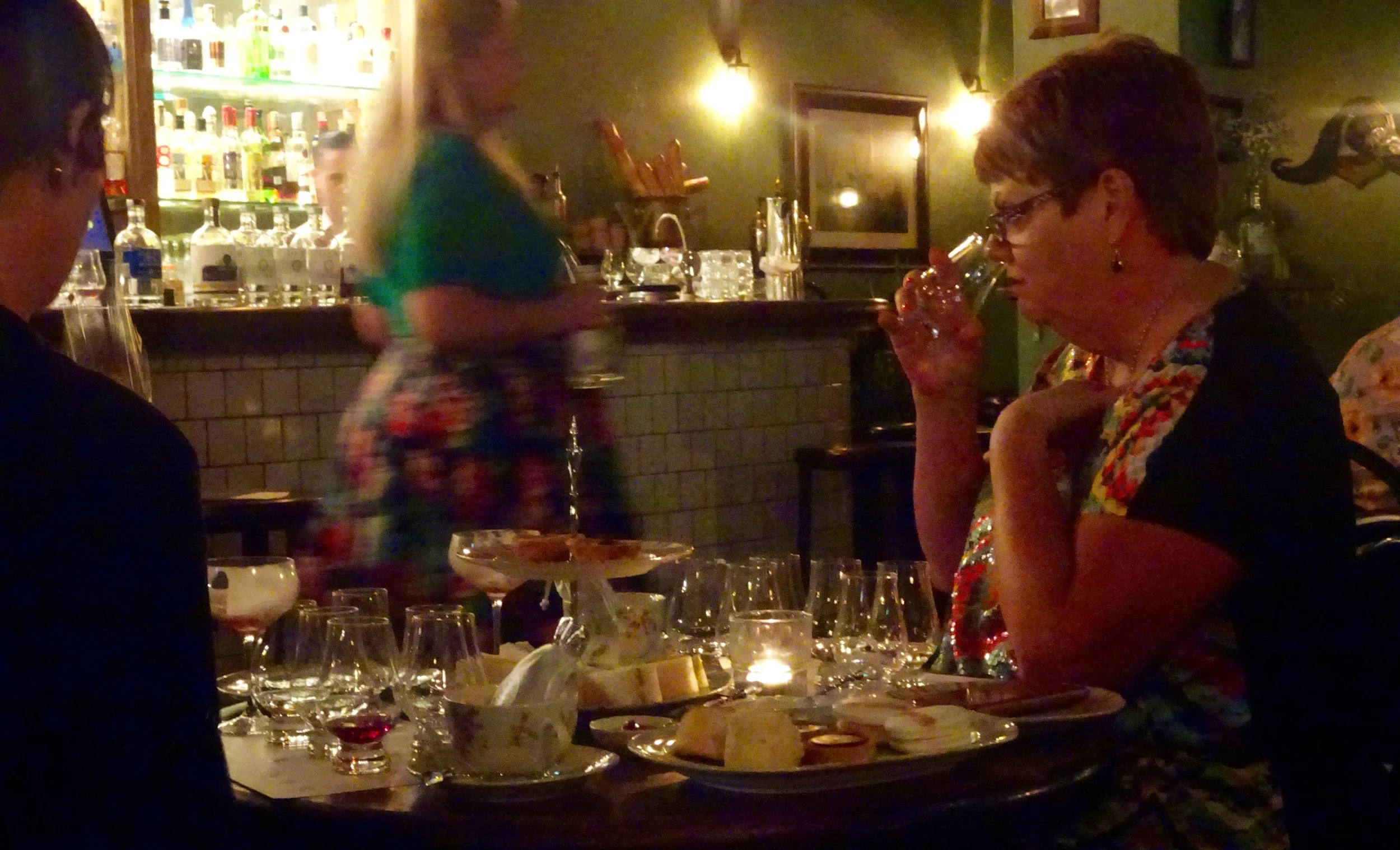 Tipsy High Tea tasting gin